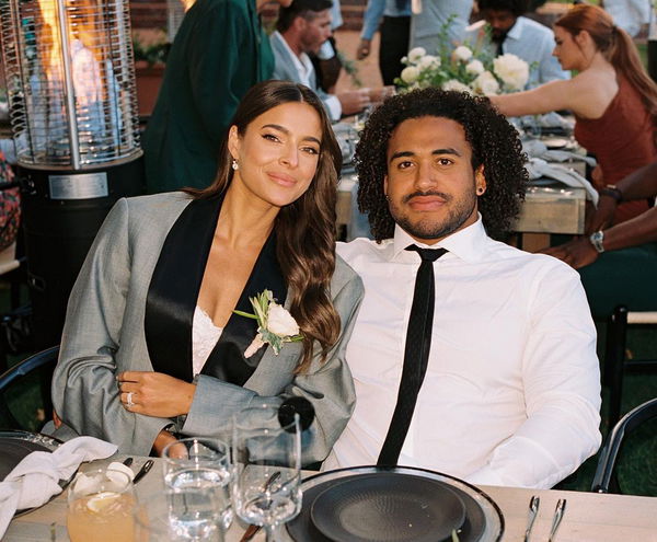 Eric Kendricks with wife