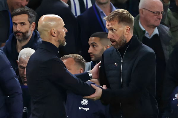 Dan Ashworth meets Graham Potter amid Erik ten Hag uncertainty at Manchester United. 