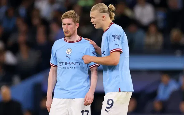 Erling Haaland and Kevin De Bruyne