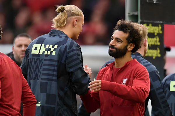 Erling Haaland and Mohamed Salah