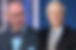Ernie Johnson and Ted Turner