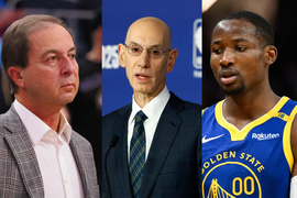 Jonathan Kuminga, Joe Locab, Adam Silver