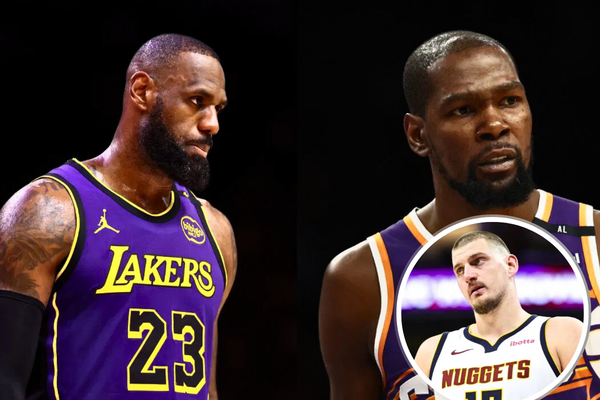 LeBron James, Kevin Durant, Nikola Jokic