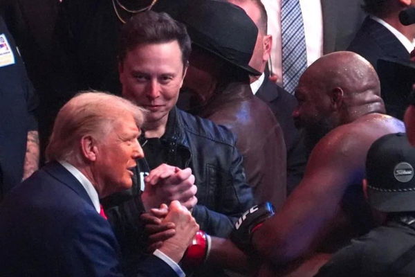 Donald Trump, Jon Jones and Elon Musk