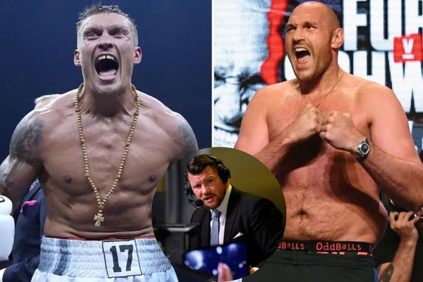 Oleksandr Usyk, Tyson Fury and Michael Bisping