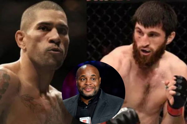 Alex Pereira , Magomed Ankalaev and Daniel Cormier