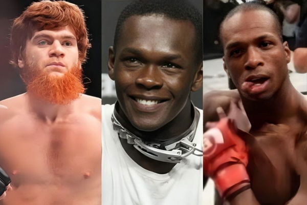 Sharaputdin Magomedov, Israel Adesanya and Michael Page