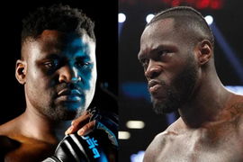 Francis Ngannou and Deontay Wilder