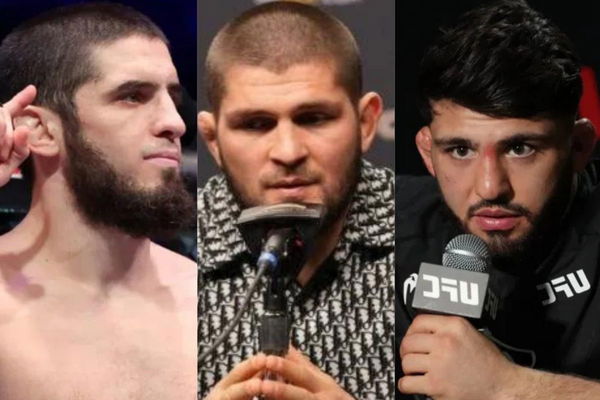 Islam Makhachev. Khabib Nurmagomedov and Arman Tsarukyan