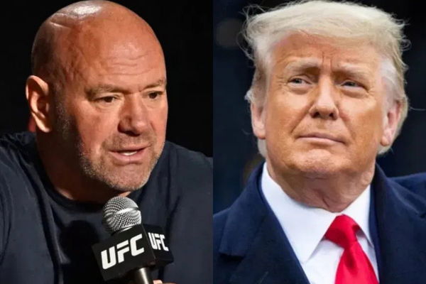 Dana White and Donald Trump