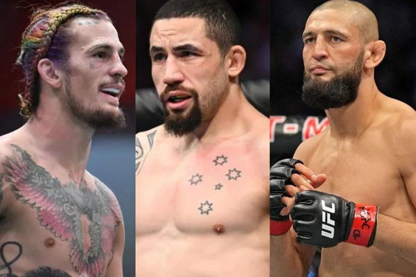 Sean O&#8217;Malley, Robert Whittaker and Khamzat Chimaev