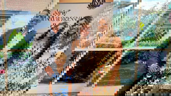 Greg Biffle with wife Cristina and kids Emma Elizabeth and Ryder Jack