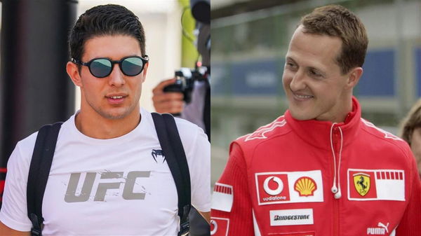 Esteban Ocon and Michael Schumacher