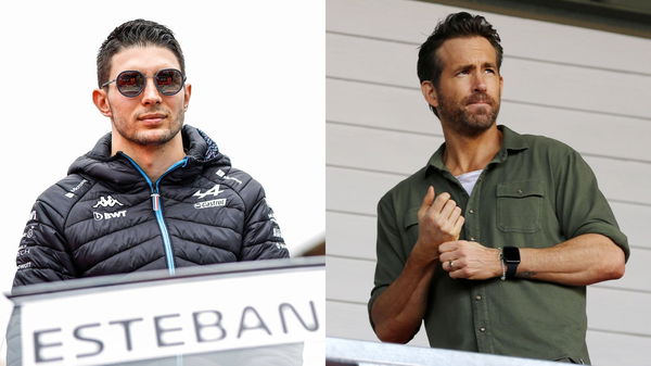 Esteban Ocon and Ryan Reynolds