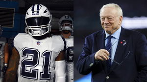 Ezekiel Elliott and Jerry Jones
