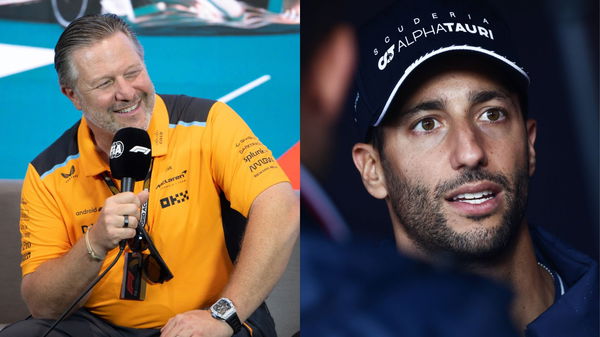 Zak Brown and Daniel Ricciardo