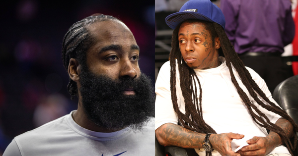 James Harden and Lil Wayne Collage