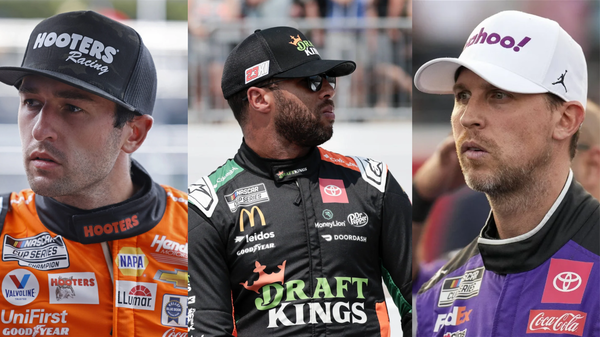 Denny Hamlin, Bubba Wallace, Chase Elliott