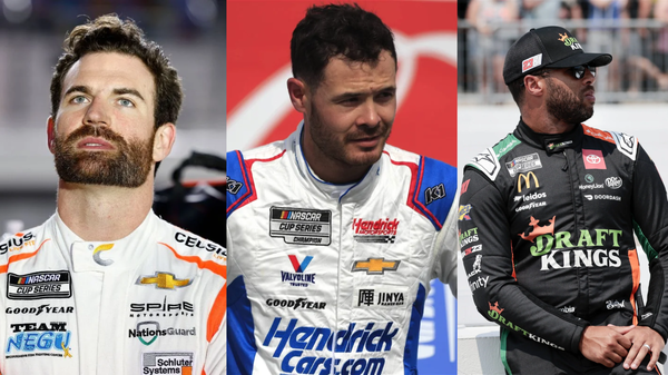 Corey LaJoie, Bubba Wallace, Kyle Larson