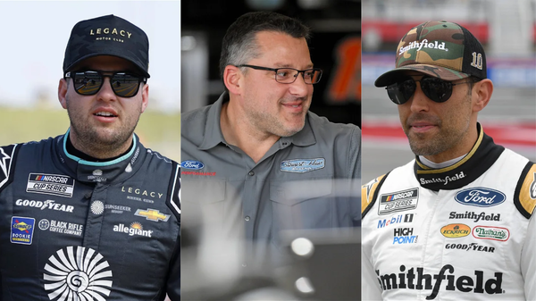 Noah Gragson, Tony Stewart, Aric Almirola