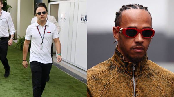 Felipe Massa and Lewis Hamilton