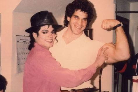 Ferrigno and Michael Jackson