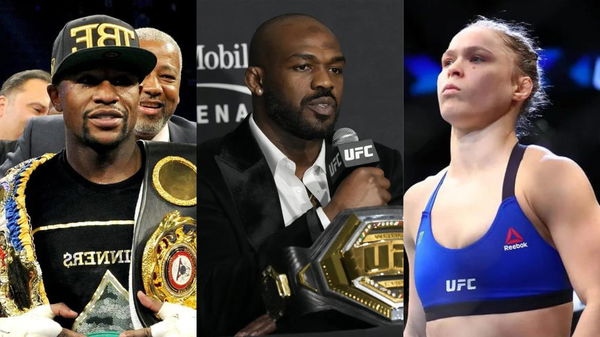 Floyd Mayweather, Jon Jones and Ronda Rousey