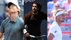 Jannik Sinner, Carlos Alcaraz, Alexander Zverev