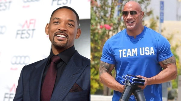 Watch: Will Smith goofs around with Dwayne 'The Rock' Johnson in