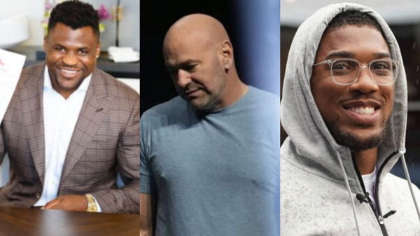 Francis Ngannou, Dana White, Anthony Joshua