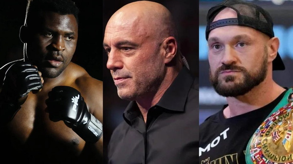 Francis Ngannou, Joe Rogan and Tyson Fury