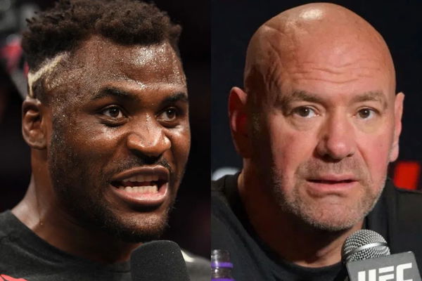 Francis Ngannou and Dana White