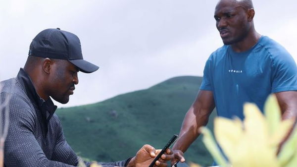 Francis Ngannou and Kamaru Usman