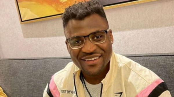 Francis Ngannou happy