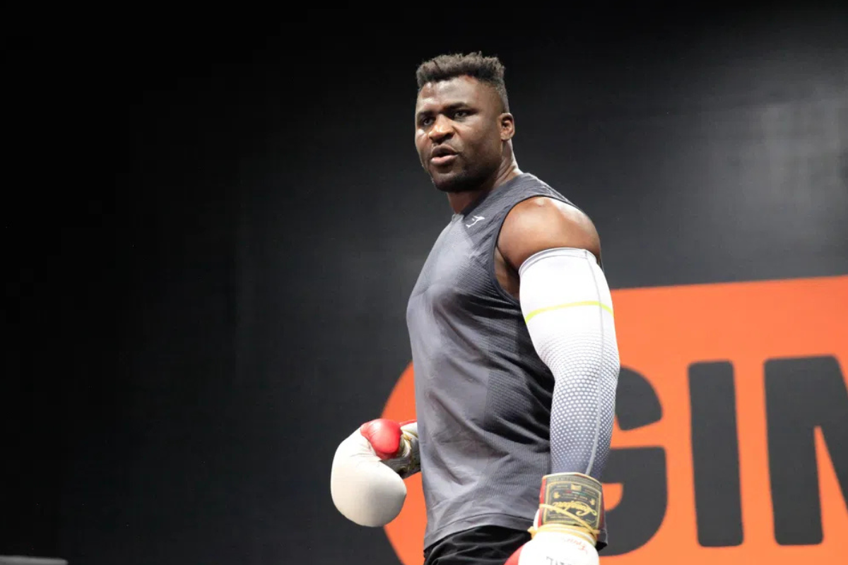 Francis Ngannou training