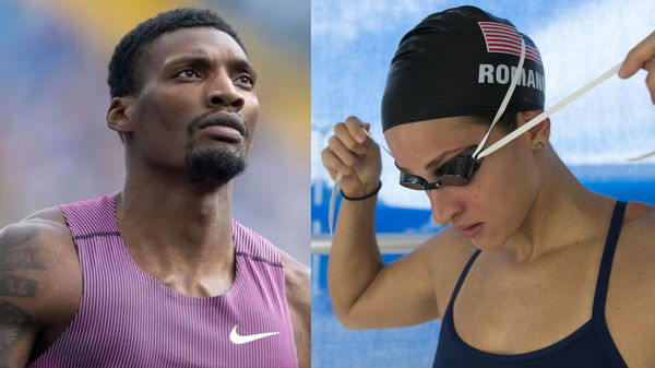 Fred kerley and Megan Romano