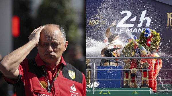 Frederic Vasseur and Ferrari Le Mans