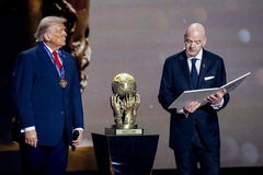 Gianni Infantino and Donald Trump