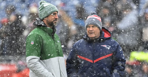 Aaron Rodgers and Bill Belichick