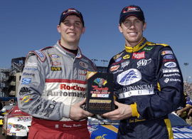 Denny Hamlin, Carl Edwards 2005