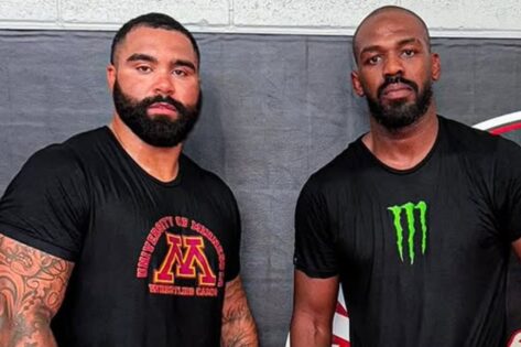 “Time for Another Olympic Run”- Fans Join Jon Jones to Celebrate Gable Steveson’s 4X Big Ten Heavyweight Championship