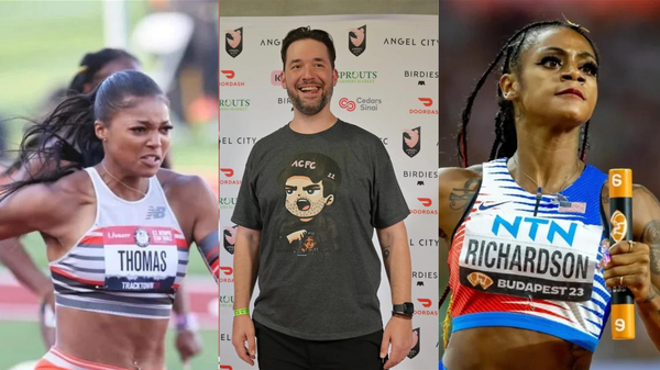 Gabrielle (Gabby) Thomas, Alexis Ohanian, Sha&#8217;Carri Richardson