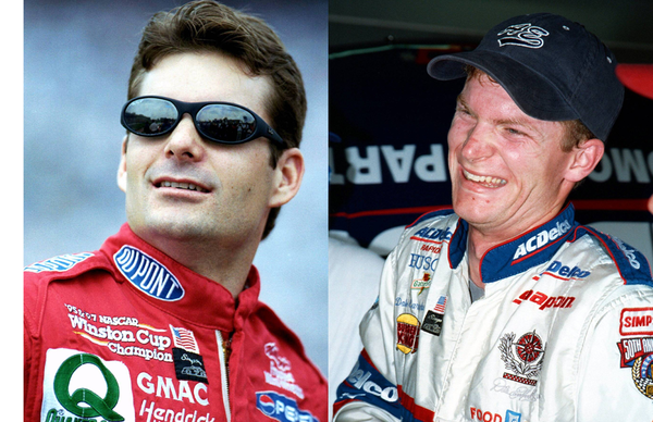 Jeff Gordon and Dale Earnhardt Jr