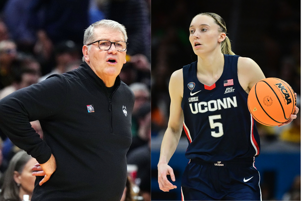 Geno Auriemma and Paige Bueckers (1)