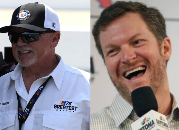 Geoff Bodine and Dale Earnhardt Jr