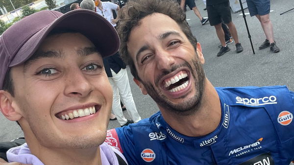 George Russel and Daniel Ricciardo