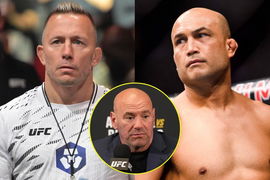 Georges St-Pierre, BJ Penn, Dana White