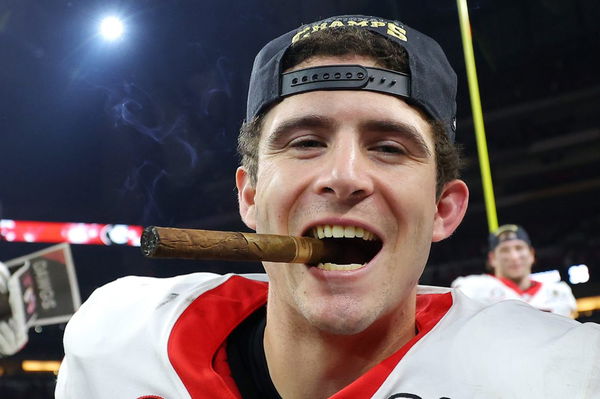 WATCH: Georgia Bulldogs Emulate NFL QB Joe Burrow's Cigar Celebration After  Winning National Championship - EssentiallySports