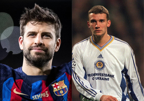 Gerard Pique Andriy Shevchenko