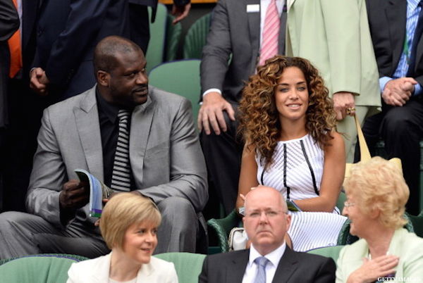 Celebrities Attend The Wimbledon Championships